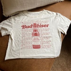 Vintage Budweiser Crop Top